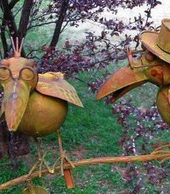 Red Carpet Studios Garden Stakes & Whirligigs Two Old Crows Kinetic Garden Stake