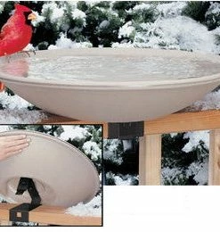 Allied Precision Large Tilt & Clean Heated Bird Bath