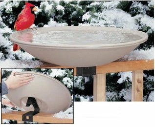 Allied Precision Large Tilt & Clean Heated Bird Bath