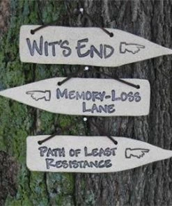 Amaranth Stoneware Detours Of Life Garden Plaques Plaques, Stepping Stones & Wall Decor