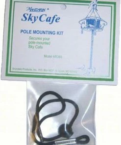 The Birdhouse Chick Squirrel-Proof Feeders Arundale Pole-Mount Kit For Sky Cafe Feeder
