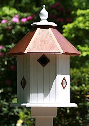 The Birdhouse Chick Dovecote Magnolia Birdhouse 6 Nest Vinyl Birdhouses