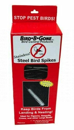 Bird B Gone, Inc. Pest Deterrents Bird-B-Gone Stainless Steel Bird Spikes