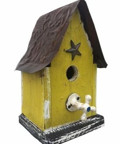The Birdhouse Chick Barn Wood & Tin Rustic Birdhouses Church Birdhouses, Vintage-Rustic