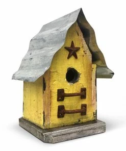 The Birdhouse Chick Barn Wood & Tin Rustic Birdhouses Church Birdhouses, Vintage-Rustic