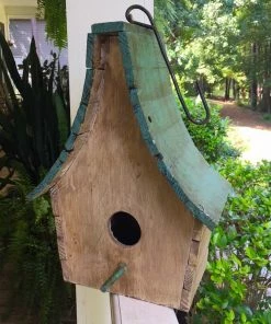 The Birdhouse Chick Boho Chalet Hanging Birdhouse- 4 Colors