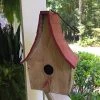 The Birdhouse Chick Boho Chalet Hanging Birdhouse- 4 Colors