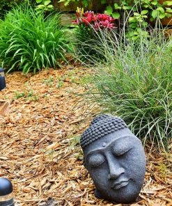 Garden Age Supply Statuary & Sculpture Buddha Face Sculpture