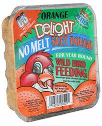 C&S No Melt Orange Dough Suet Cake Specialty Foods & Mealworms