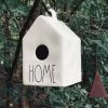 The Birdhouse Chick Ceramic Birdhouse- Rae Dunn Home Unique Birdhouses