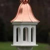 The Birdhouse Chick Copper Roof Bird Feeders Copper Roof Bird Feeder-Vinyl/PVC Ribbon Detail