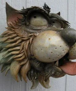 Doug Fey Zany Cat-6 Ceramic Birdhouse