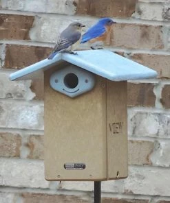 Birds Choice Bluebird Houses Deluxe Reycled Bluebird House-NABS Approved