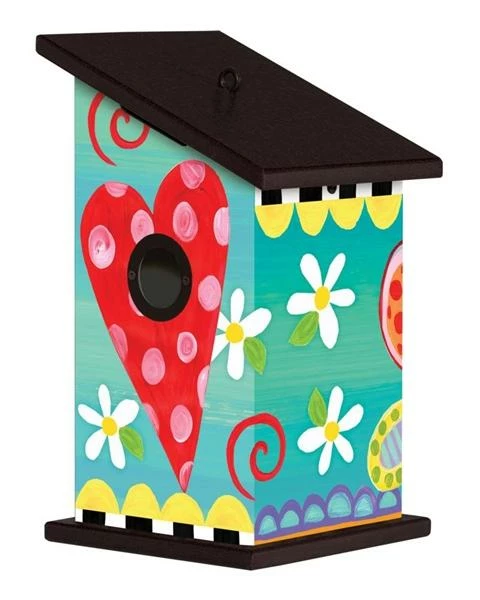 Studio M Folk Garden Vinyl Birdhouse