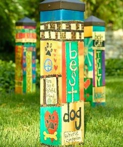 Studio M Garden Stakes & Whirligigs 20" Vinyl Art Poles - 8 Designs