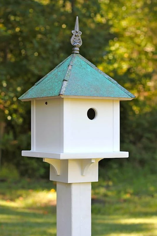Heartwood Copper Roof Birdhouses SkyBox Copper Roof Birdhouse