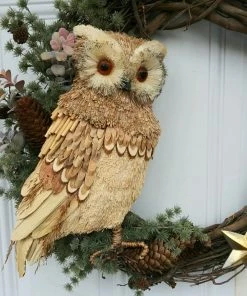 MV Large Handmade Owl Wall Decor
