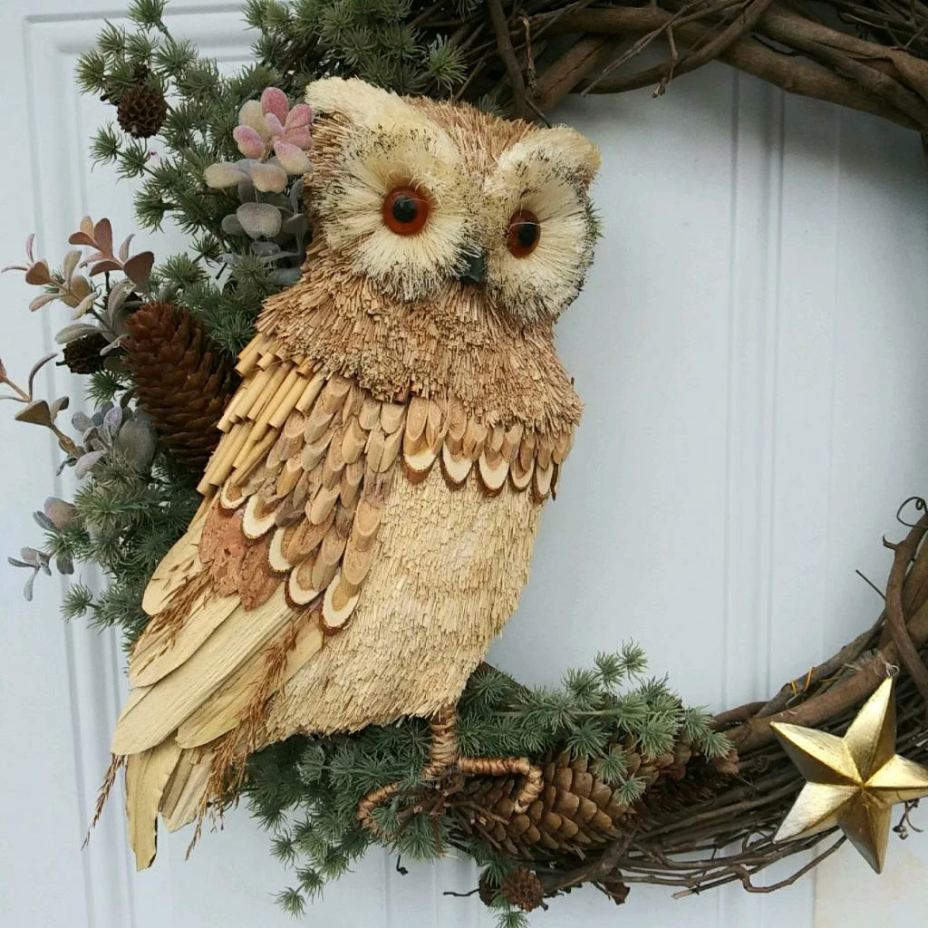 MV Large Handmade Owl Wall Decor