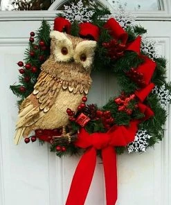 MV Large Handmade Owl Wall Decor
