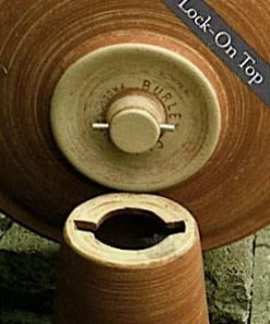 Burley Clay Butterfly Meadow Bird Bath-Locking Top Staked & Pedestal Bird Baths