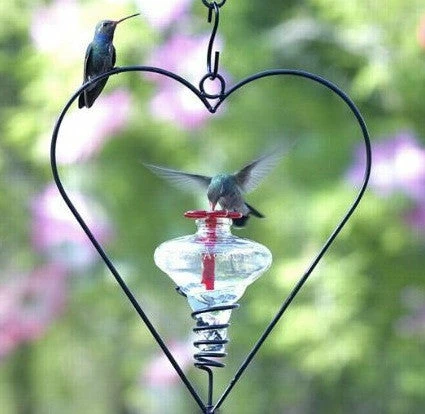 Parasol Hummingbird Feeders Mini-Blossom Heart Hummingbird Feeder