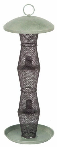 NO/NO Feeders Green & Black Finch Feeder By No-No Thistle Feeders
