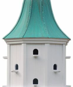 The Birdhouse Chick 54x22 Copper Roof Purple Martin House