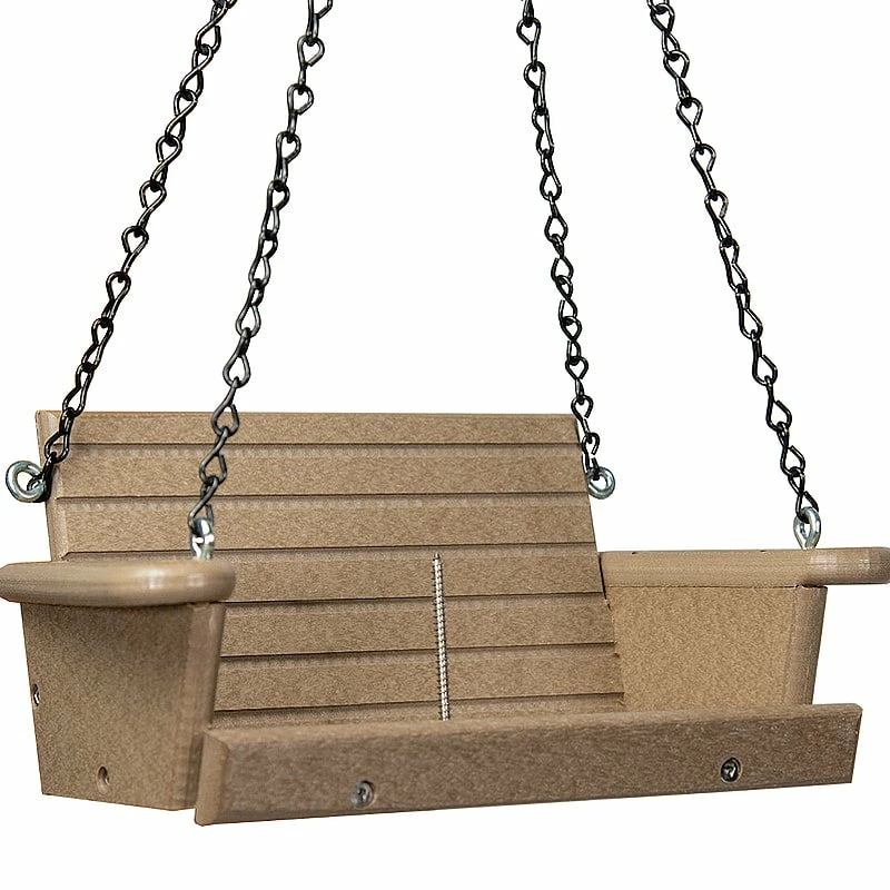 Songbird Essentials Porch Swing Squirrel Feeder- Cedar Or Poly