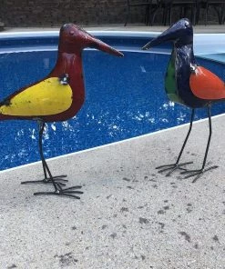 The Birdhouse Chick Recycled Metal Sandpiper Set