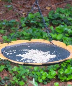 The Birdhouse Chick Recycled Tire Hanging Platform Feeder Recycled Birdhouses
