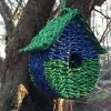 TTV Recycled Woven Handmade Birdhouse Unique Birdhouses
