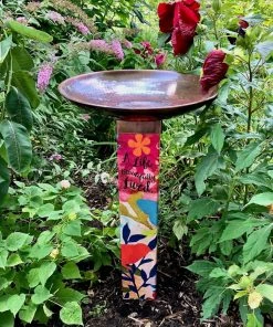 Studio M Sentimental Journey Tall Bird Bath