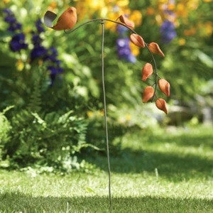 Ancient Graffiti Bird Balancer Garden Stake