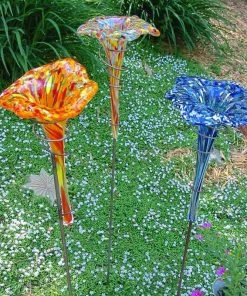 The Birdhouse Chick Tall Glass Butterfly Feeder & Bath