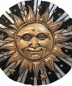 Spoontiques Plaques, Stepping Stones & Wall Decor Sun And Stars Celestial Stepping Stone/Plaque