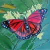TileCraft Ceramic Art Tile-Butterfly 8x12 Plaques, Stepping Stones & Wall Decor