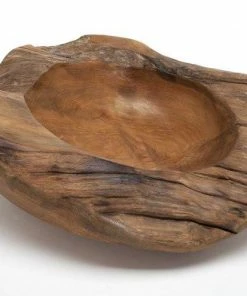 The Birdhouse Chick Home & Garden Accents Decorative Teak Wood Bowls