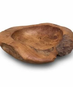 The Birdhouse Chick Home & Garden Accents Natural Teak Root Bowls- 2 Sizes