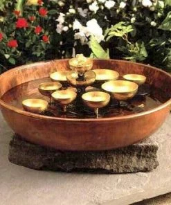 Woodstock Chimes Water Bell Copper Fountain/Chime Wind Chimes