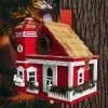 Home Bazaar Yuletide Cottage Birdhouse Unique Birdhouses