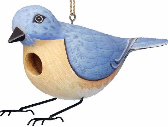 Bobbo Unique Birdhouses Bluebird Wooden Birdhouse