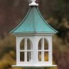 The Birdhouse Chick Copper Roof Bird Feeder Gentle Slope - 28x12