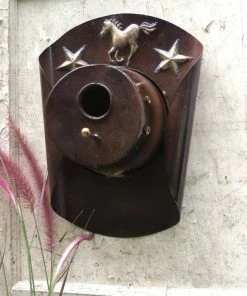 The Birdhouse Chick Cowboy Hat Birdhouse