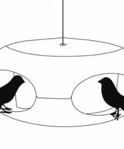 Koziol Unique Bird Feeders Retro Wild Bird Feeder