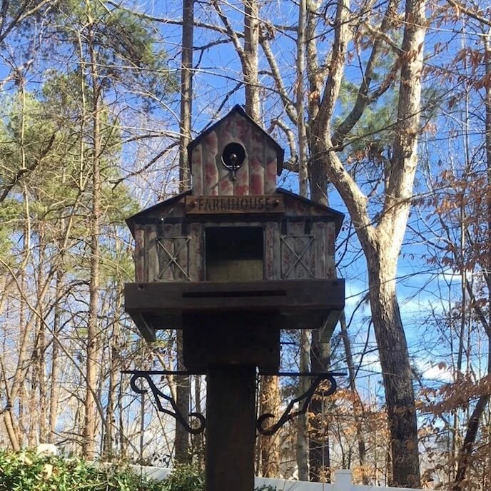 The Birdhouse Chick Farmhouse Barn Birdhouse- 3 Nest