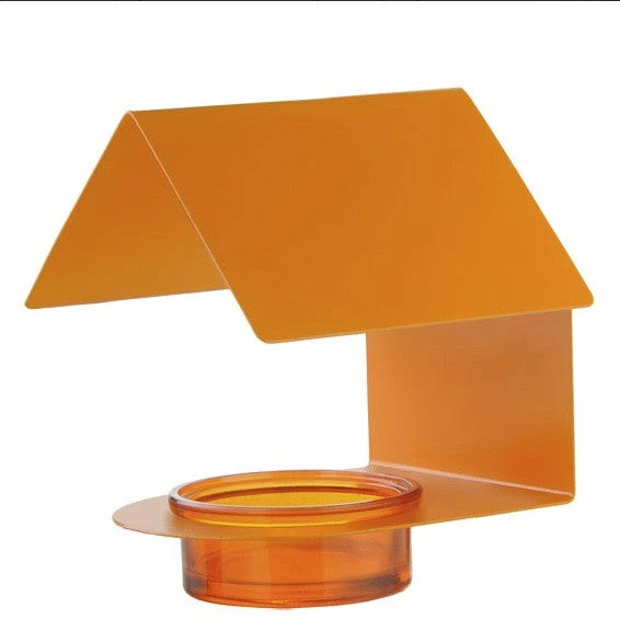 Couronne Fence-Post Bluebird Feeder- Blue Or Orange