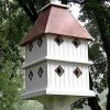 The Birdhouse Chick Dovecote Manor Birdhouse 8 Nest Vinyl Birdhouses