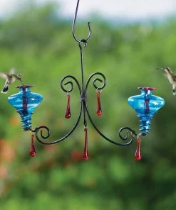 Parasol Hummingbird Feeders Mini-Blossom Chandelier Hummingbird Feeder