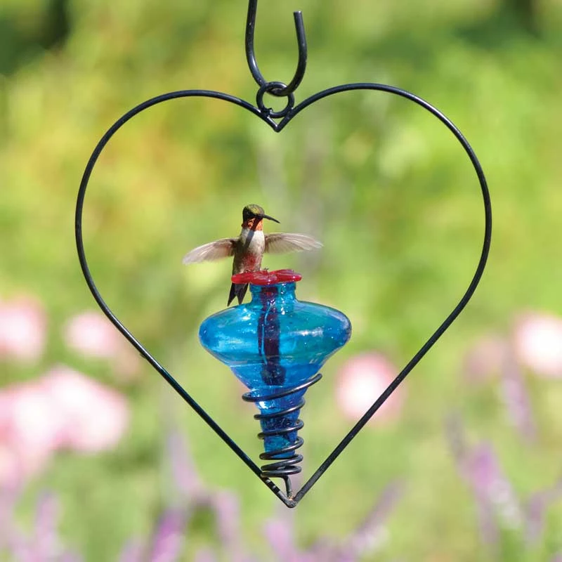 Parasol Hummingbird Feeders Mini-Blossom Heart Hummingbird Feeder