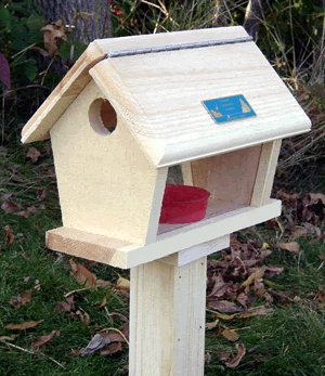 Coveside Conservation Bluebird Feeders Wooden Bluebird Feeder-Small